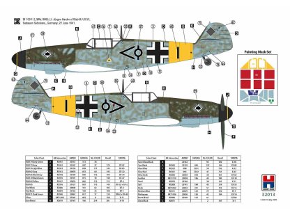 H2000 32013 1/32 Bf 109 F-2 Eastern Front