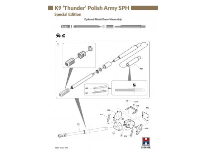 H2000 35005SE 1/35 K9A1 Thunder Polish Army SPH - Special Edition