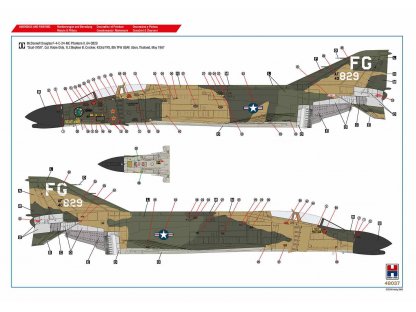 H2000 48037 1/48 Vietnam Aces vol.1 F-4C Phantom II