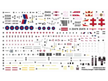 H2000 48044 1/48 Harrier GR.9
