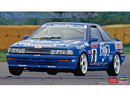 HASEGAWA 1/24 Biyo Toms Corolla Levin AE92 1989 JTC