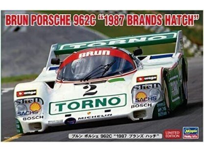 HASEGAWA 1/24 Brun Porsche 962C 1987 Brands Hatch