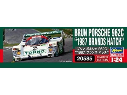 HASEGAWA 1/24 Brun Porsche 962C 1987 Brands Hatch