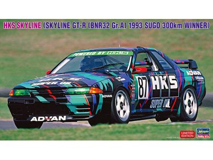 HASEGAWA 1/24 HKS Skyline (Skyline GT-R (BNR32 Gr.A) 1993 SUGO 300 km Winner)