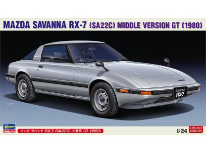 HASEGAWA 1/24 Mazda Savanna RX-7 (SA22C) Middle Version GT (1980)