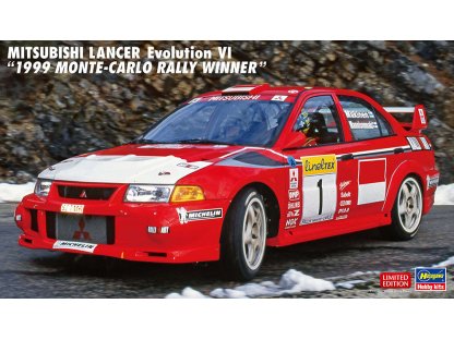 HASEGAWA 1/24 Mitsubishi Lancer Evolution VI "1999 Monte-Carlo Winner"