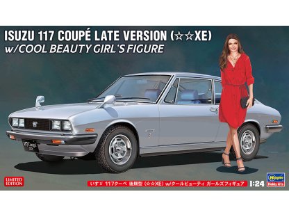 HASEGAWA 1/24 SP604-52404 Isuzu 117 Coupe Late Version (XE) w/Cool Beauty Girl's Figure