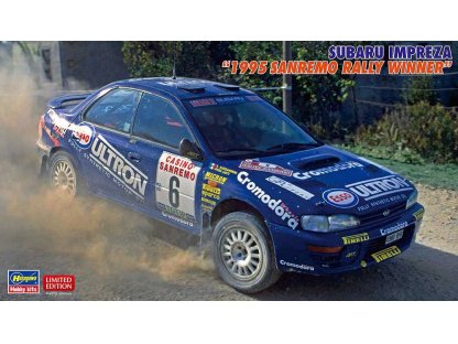 HASEGAWA 1/24 Subaru Impreza 1995 Sanremo Rally Winner