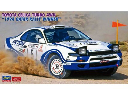HASEGAWA 1/24 Toyota Celica Turbo 4WD 1994 Qatar Rally Winner