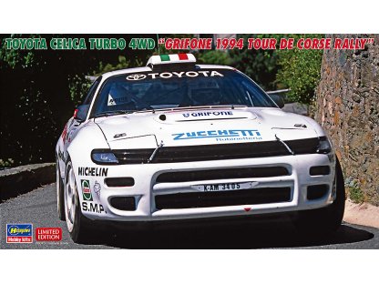 HASEGAWA 1/24 Toyota Celica Turbo 4WD Grifone 1994 Tour De Corse Rally