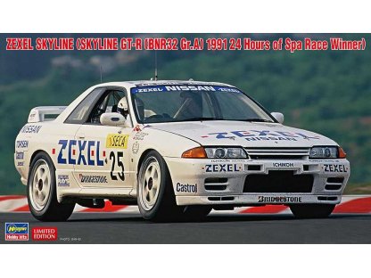 HASEGAWA 1/24 Zexel Skyline (Skyline GT-R (BNR32 Gr.A) 1991 24 Hours of Spa Race Winner)