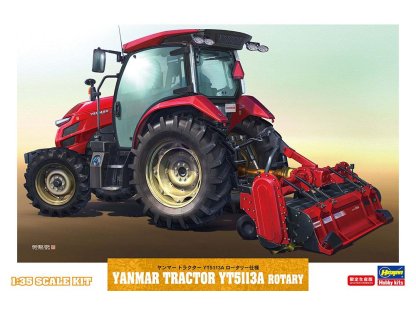 HASEGAWA 1/35 66106 Yanmar Tractor YT5113A Rotary