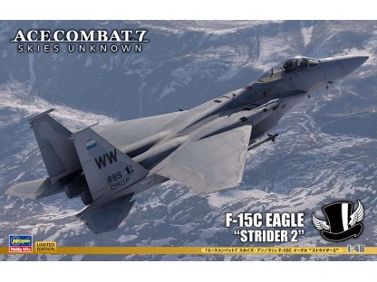HASEGAWA 1/48 F-15C Eagle 'Strider 2' Ace Combat 7 Skies Unknown