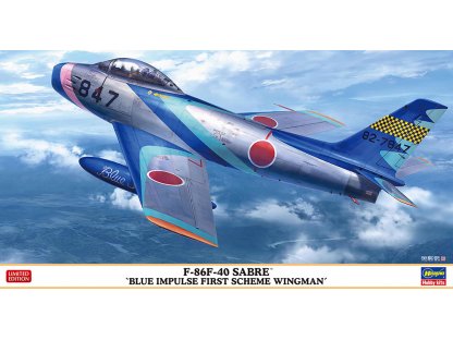 HASEGAWA 1/48 F-86F-40 Sabre Blue Impulse First Scheme Wingman
