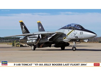 HASEGAWA 1/72 F-14B Tomcat "VF-103 Jolly Rogers Last Flight 2004"