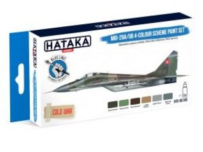 HATAKA BLUE SET BS105 MIG-29A/UB 4-colour scheme paint SET 6x 17ml