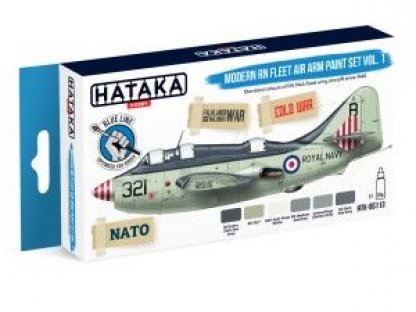 HATAKA BLUE SET BS113 Modern RN Fleet Air Arm paint SET vol.1