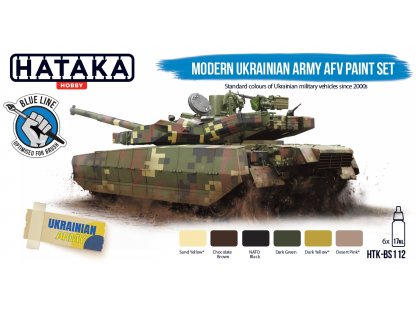 HATAKA BS112 Modern Ukrainian Army AFV paint set