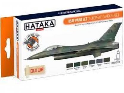 HATAKA ORANGE SET CS10 USAF Paint SET ( European Camuflage )