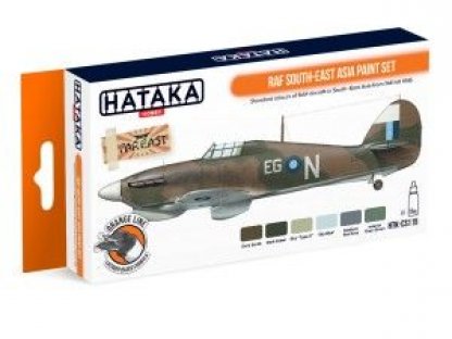 HATAKA ORANGE SET CS115 RAF South-East Asia paint Set