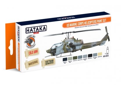 HATAKA ORANGE SET CS14 US marine Corps Helicopters Paint Set