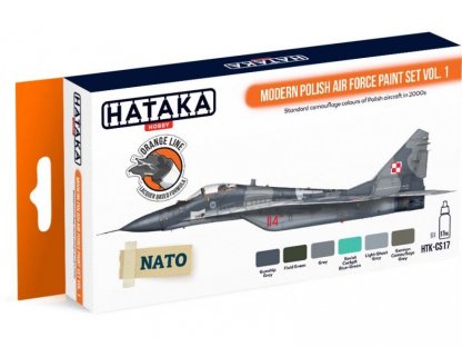 HATAKA ORANGE SET CS17 Modern Polish Force vol.1
