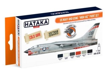 HATAKA ORANGE SET CS18 US Navy, USMC high-viz paint set