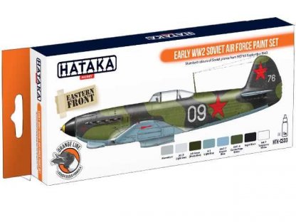 HATAKA ORANGE SET CS33 WW2 Soviet Air Force Early war paint set