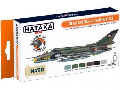 HATAKA ORANGE SET CS47 Polish Air Force Su22M4 paint set