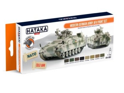 HATAKA ORANGE SET CS81 Modern German Army AFV paint set