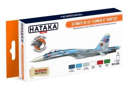 HATAKA ORANGE SET CS83 Ultimate Su33 Flanker D paint set
