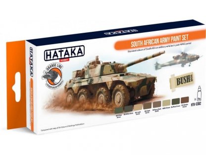 HATAKA ORANGE SET CS92 South African Army paint set