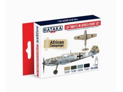 HATAKA RED SET AS06.2 Luftwaffe in Africa paint set