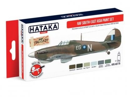HATAKA RED SET AS115 RAF South-East Asia paint set