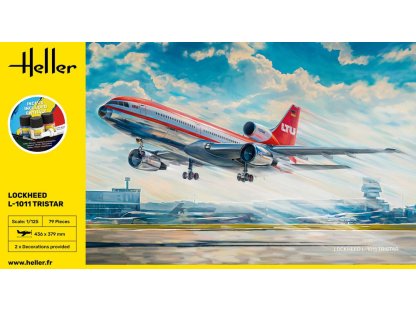 HELLER 1/125 56451 Starter Kit Lockheed L-1011 Tristar 1/125