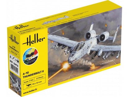 HELLER 1/144 Starter Kit A-10 Thunderbolt II 