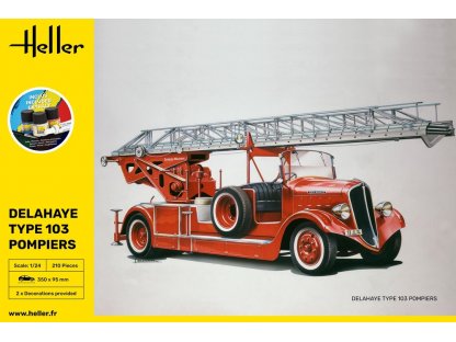 HELLER 1/24 Starter Kit  Delahaye Type 103 Pompiers
