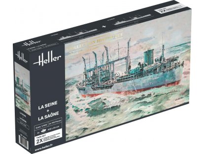 HELLER 1/400 La Seine + La Saone Twinset