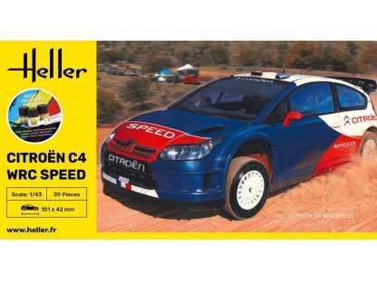 HELLER 1/43 56117 Starter Set Citroen C4 WRC Speed 1/43