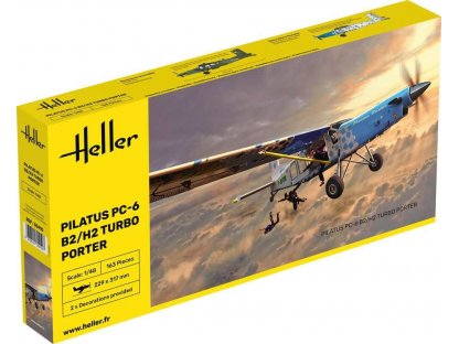 HELLER 1/48 Pilatus PC-6 B2/H2 Turbo Porter