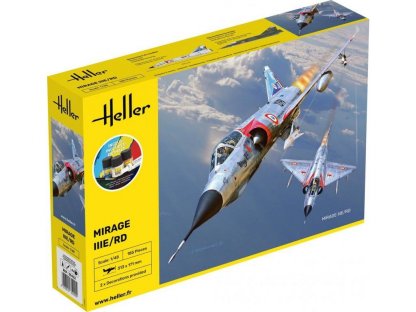 HELLER 1/48 Starter Kit - Mirage IIIE/RD