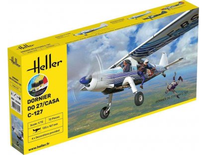 HELLER 1/72 Starter Kit Dornier DO 27/CASA C-127