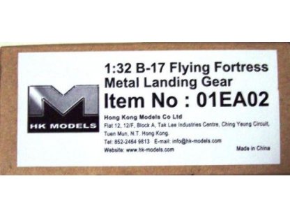 HK MODELS 1/32 B-17 Flying Fortress Landing Gear (for HK Models B-17)