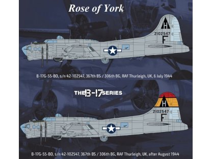 HK MODELS 1/32 B-17G Flying Fortress Rose of York Limited Edition