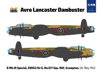 HK MODELS 1/48 Lancaster Dambuster