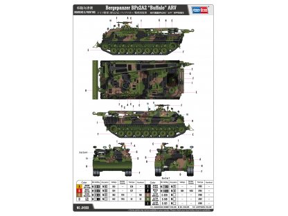 HOBBYBOSS 1/35 Bergepanzer BPz2A2 “Buffalo” ARV