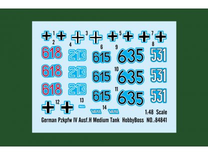 HOBBYBOSS 1/48 German Pzkpfw IV Ausf.H Medium Tank
