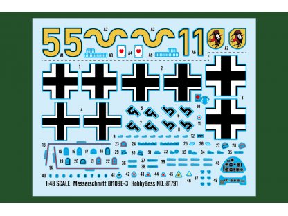 HOBBYBOSS 1/48 Messerschmitt Bf109E-3 