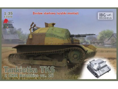 IBG 1/35 E3504 TKS Tankette with KM Easy kit