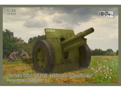 IBG 1/35 Polish 100mm vz 14/19 100mm Howitzer Moto